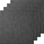 Mophorn - vevor dalles de moquette reutilisables, 50x50 cm, tapis de sol carres avec rembourrage, 20pcs, ...