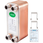 Mophorn - vevor echangeur thermique 1230mn34 echangeur de chaleur thermique a 30 plaques pour le refroidisseme ...