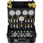 Mophorn - vevor kit de test de pression hydraulique, 10 / 100 / 250 / 400 / 600 bars, 5 manometres, 13 ...