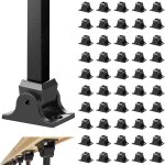 Mophorn - vevor sabots de garde - corps carres 50pcs base support de balustre en alliage dealuminium ... Mophorn - vevor sabots de garde - corps carres 50pcs base support de balustre en alliage dealuminium ...