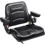 Mophorn - vevor siege de chariot elevateur universel siege de tracteur rabattable dossier a angle reglable ...