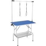 Vevor table de toilettage pour chien animaux de compagnie pliable 914, 4x609, 6 mm charge 149, 7 kg avec ...