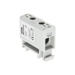 Borne pour tableau �lectrique 2, 5 � 35mm� 1000v ac / dc ? rail din pour c�bles alu et cuivre ? connexion ...