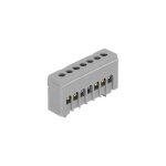 Morek - bornier de phase isol gris 7 bornes pour cble de 1, 5  16mm - rail din