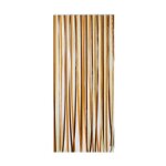 Rideau de porte en poly�thyl�ne beige 90x200 cm ? lani�res de 24 mm ? crochets positionnables ? pour ...