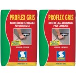 Mortier colle d�formable pour carrelage proflex gris semin, int�rieur / ext�rieur, sac de 25 kg, lot ...