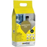 Weber saint gobain - joint carrelage hydrofug dcoratif, gris granit, 5 kg, spcial intrieur et extrieur, ...