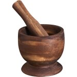 Mortier et pilon en acacia 12 cm