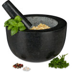 Mortier et pilon, en granit, poli, longue vie, épices et herbes, 750 ml de volume, broyeur pierre d 20cm, ... Mortier et pilon, en granit, poli, longue vie, épices et herbes, 750 ml de volume, broyeur pierre d 20cm, ...
