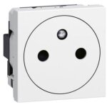 Mosaic prise de courant 2p + t blanc eu - 278111l - legrand