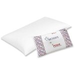 Miroytengo - petit oreiller moshy blanc avec double housse en 100% coton et 100% microfibre polyester ...