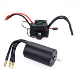 Moteur brushless pour voiture brushless r�glage �lectrique complet noir imperm�able � l'eau, 3660 / 2600kv ...