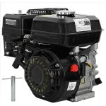 Moteur � essence 6, 5 ch 4, 8 kw noir