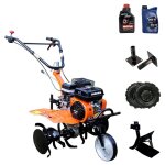 Motoculteur manuel de d�marrage 7. 5cv 3v avec accessoires + kit huile