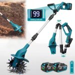 Motoculteur rotatif, d�fonceuse �lectrique, outil de retournement du sol, compatible avec la batterie ...