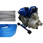 Renson - motopompe eaux claires 12m3 / h avec flexibles aspi et refoul