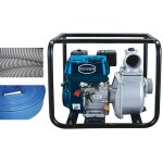 Renson - motopompe eaux claires 60m3 / h avec flexibles aspi et refoul