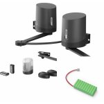 Motorisation connecte  bras articuls avec batterie de secours portail  battants - orane connect