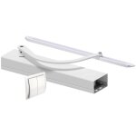 Motorisation pour volet 1 battant slid'up wineo filaire - baie 400  800 mm - blanc