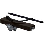 Motorisation pour volet 1 battant slid'up wineo radio - baie 400  800 mm - brun et noir