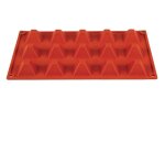 Moule � 15 pyramides en silicone - pavoni
