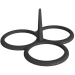 Moule 3 blinis silicone 10cm - patisse