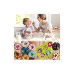 Moule  beignet en silicone moule antiadhsif pour four vert orange deux pices orange + vert conex pg4243g022 ...