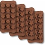 Moule à chocolat en forme d'étoile de 15 cavités, ensemble de moule en silicone de qualité alimentaire ... Moule à chocolat en forme d'étoile de 15 cavités, ensemble de moule en silicone de qualité alimentaire ...