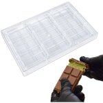 Moule � chocolat en polycarbonate, moule � tablette de chocolat moules � chocolat rigides transparents ...