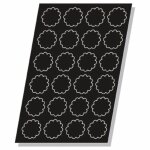 Moule flexipan plaque silicone 24 cannels - pujadas