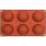 Moule  gteau en silicone demi sphre boule  dessert muffin ptisserie jelly pudding plateau couleur ...