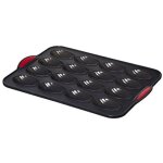 Moule en silicone pour 16 madeleines - dimensions : 23, 5 x 33 x 1 cm - couleur gris - livraison gratuite ...