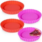 Moules  tartelettes en silicone ronds 12 cm, 4 pices, alpina 259259