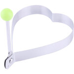 Moule � ?ufs en acier inoxydable pour ?ufs au plat et pancakes