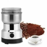 Moulin � caf� �lectrique 220v, broyeur � graines de caf� broyeur alimentaire en acier inoxydable moulin ...