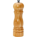 Moulin � poivre en bois massif - beige - d 5 x h 16. 5 - livraison gratuite