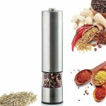 Moulin a poivre electrique avec lumire led salieres et poivrieres grossiret rglable moulin  poivre ...