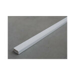 Moulure 30x20mm blanche (au metre) avec couvercle