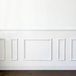 Kit de 5 moulures murales en bois - pin des landes - eugnie - prt  coller et peindre