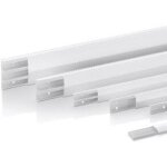 Moulure sans cloison atriane 12x32 blanc pur (longueur de 2m) - obo bettermann