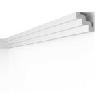 Corniche nmc st3 nomastyl noel marquet moulure d�corative corniche de plafond design moderne blanc 2 ...