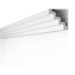 Nmc - corniche st4 nomastyl noel marquet moulure d�corative corniche de plafond design moderne blanc ...