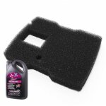 Le poisson qui jardine - mousses de remplacement filtre + jets + uv pour bassin + bactries 1000ml