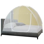 Moustiquaire dme pop - up grandes dimensions 195x180 cm mobile pour lit