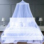 Moustiquaire de lit, ciel de lit fille adulte tulle, universelle moustiquaire lit double tulle tissu ...