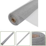Moustiquaire en maille d'aluminium 100x500 cm argent� - trellis aluminium - cl�ture alu - moustiquaire ...