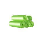 Lot de 100 sacs poubelle biologiques - résistants à la déchirure - 5 rouleaux - anthracite - 100 % compostable ... Lot de 100 sacs poubelle biologiques - résistants à la déchirure - 5 rouleaux - anthracite - 100 % compostable ...