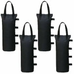 Mowze - lot de 4 sacs de lestage pour gazebo, tonnelle, pavillon, jambes de tente, pare - soleil et parasol ...