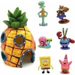Mowze - lot de 7 ornements d'aquarium, bob l'�ponge d�coration d'aquarium d�coration d'aquarium d�coration ...