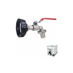 Mowze - adaptateur de réservoir ibc connecteur à filetage, robinet cuve 1000l robinet recuperateur eau ... Mowze - adaptateur de réservoir ibc connecteur à filetage, robinet cuve 1000l robinet recuperateur eau ...